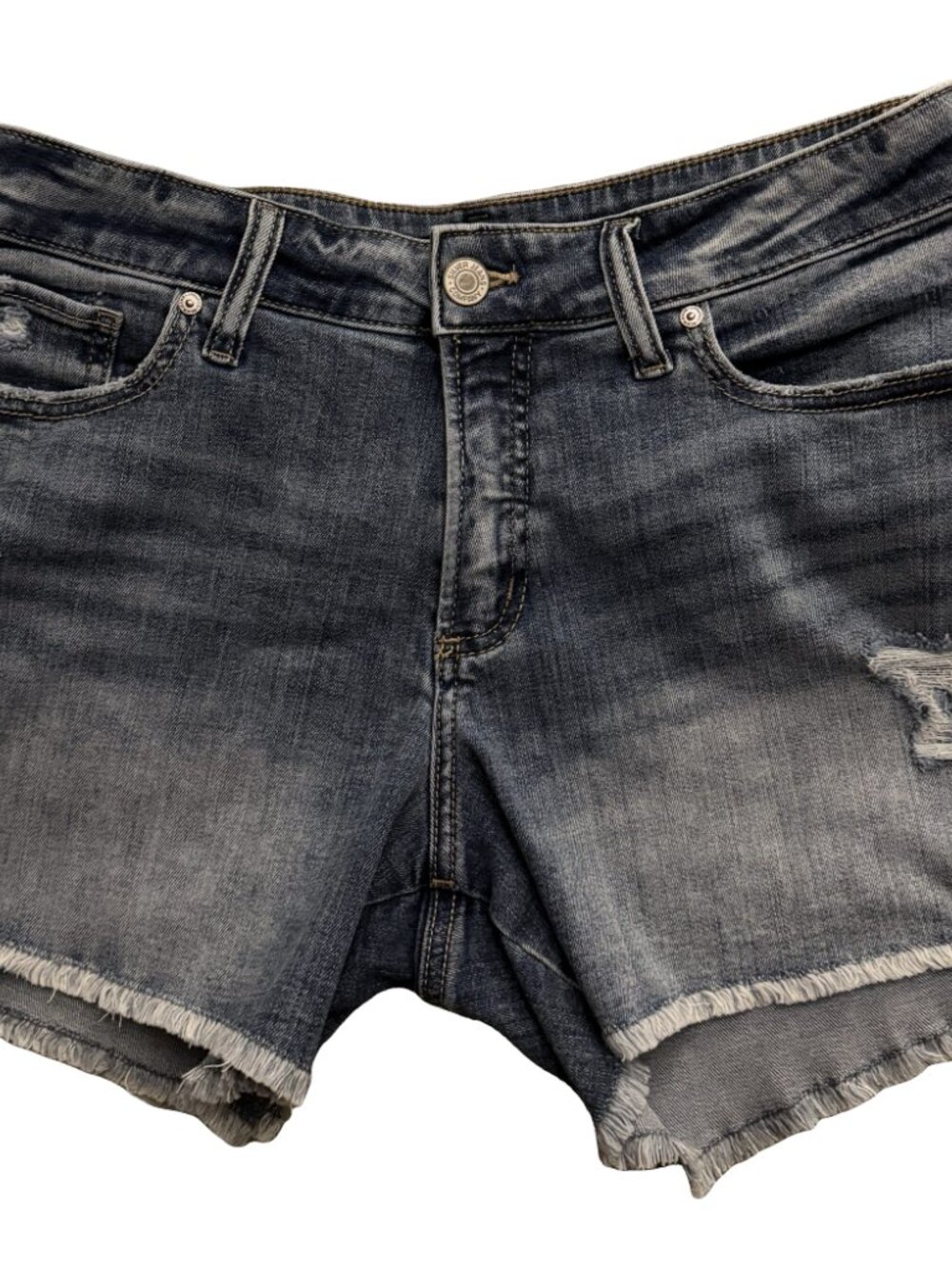 Silver Jeans Co. Suki Mid-Rise Curvy Denim Shorts NWOT Size 10